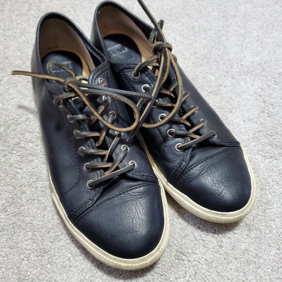 Frye Black Leather Sneakers - Picture 5 of 12